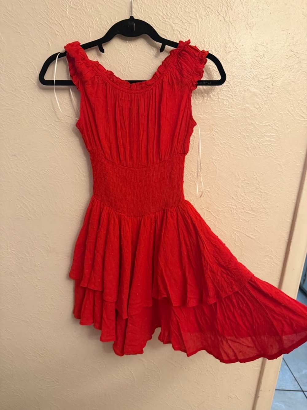 Princess Polly Red Ruffle Dress - Picture 6 of 6